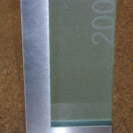 Green Edge Acrylic Trophy with Stainless Steel