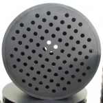 Large HDPE strainer with circular holes