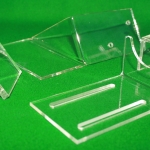 Individual Clear Acrylic units produced by Laser Cutting