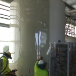 Large onsite install of Chemical Tank